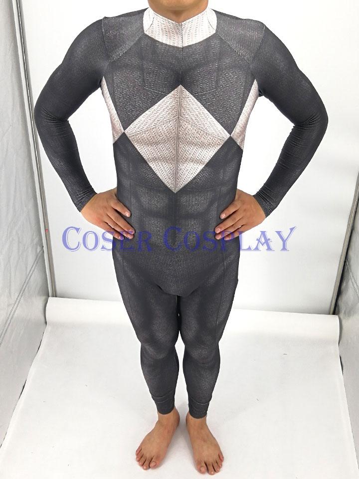 Power Rangers Zack Taylor Cosplay Costume Halloween 0827